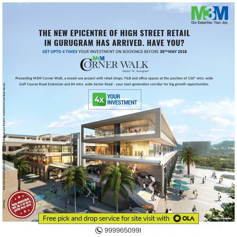 M3M Corner Walk tweet media