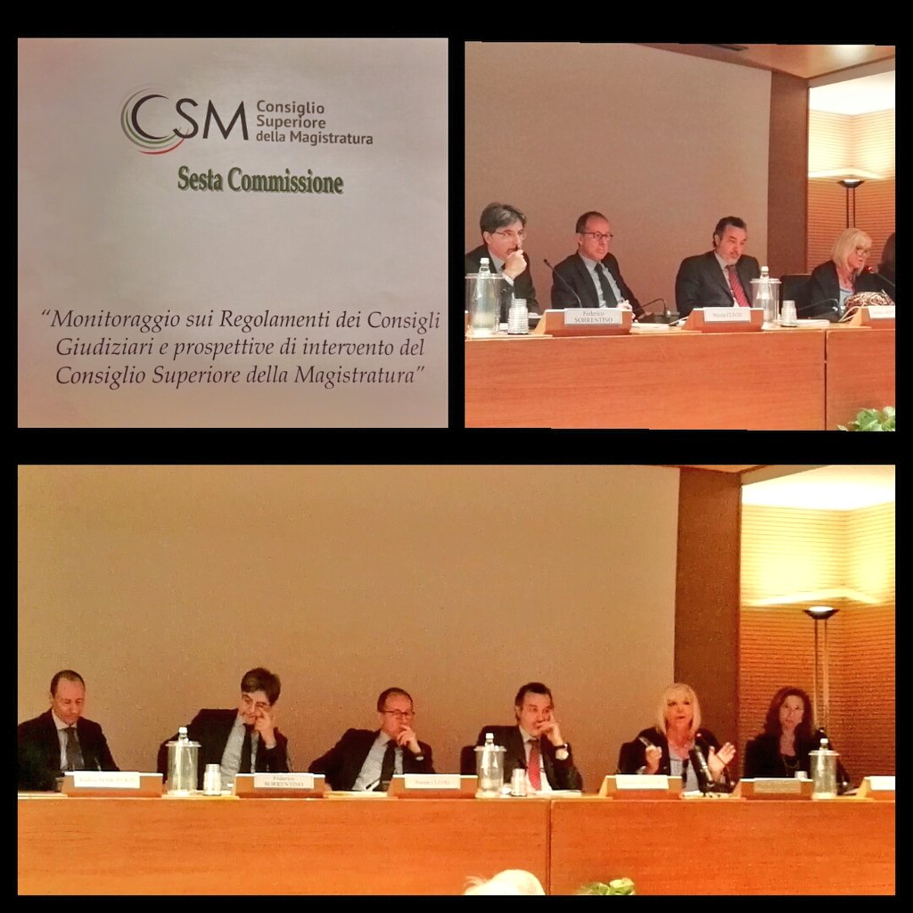 areacsm's tweet photo. Oggi al #CSM si parla di #autogoverno locale con @CNF_it e rappresentanti dei Consigli Giudiziari #openCsm https://t.co/E6yTsckGfc