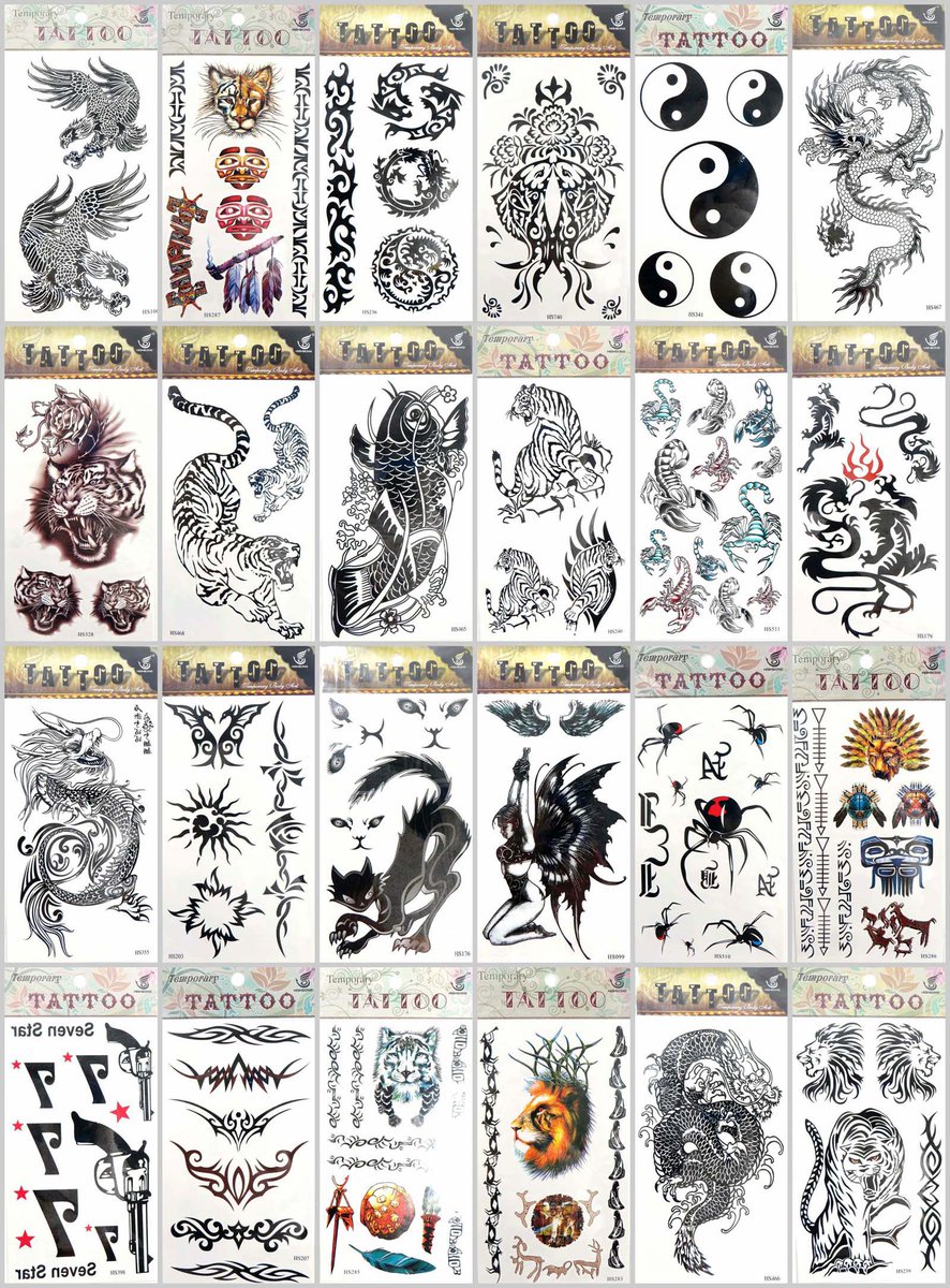 ApparelSarong's tweet photo. Halloween men tiger spider #temporarytattoo. Sexy and cool designs such as Halloween tiger yinyang snake scorpio spider and more. Sheet Size: 7 inches X 4 inches (17.75 cm X 10.15 cm). Wholesale prices also available.  Visit https://t.co/rvirbUfbhB for prices and orders https://t.co/OtAvmIXOXk