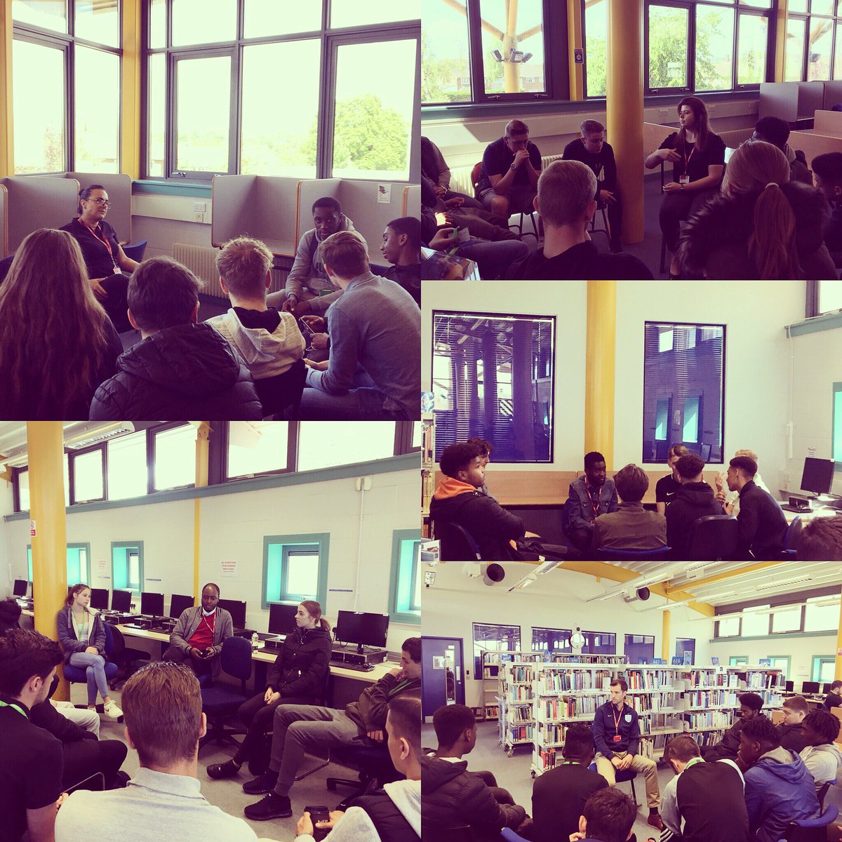 Question time with the panel #careerchoices #progressionroutes #whatcanidonext