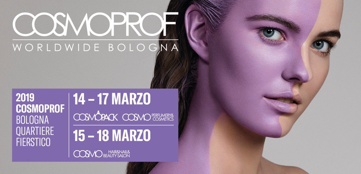 Pro_BOLOGNA's tweet image. rt BolognaFiere RT BolognaFiere: #CosmoprofWorldwideBologna presenta la nuova campagna per prossima edizione #Bologna 14-18 marzo 2019, con immagine che promuoverà anche #Cosmopack e le altre manifestazioni del network #Cosmoprof: #NorthAmerica #LasVegas…