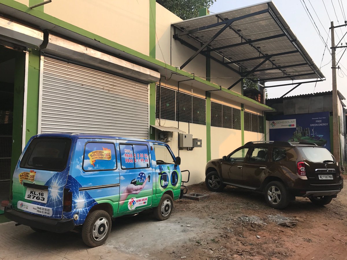 gems_solar's tweet photo. "Get power from the sun"
5 kW Solar Power System at our premises, and exporting to #KSEB provides better energy production
Location: Calicut
system: 5KW
Contact: +91 9645 22 5522
Email: info@gemssolar.com
Website:https://t.co/5kszWAf6J1
#SolarPanel #SolarPowerSystem #GemsSolar https://t.co/CmHJg0iLQV
