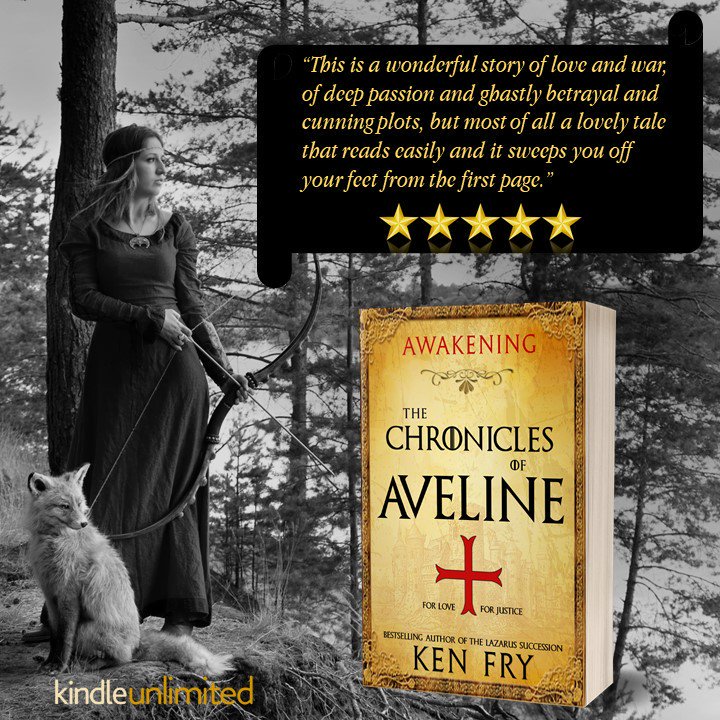 KenFry10's tweet image. "I swear by Almighty God I shall endure. By God, I swear it.” 
Her jaw clenched, and her eyes glowed with the determination that had driven into her soul like a death wound.
#Mustread #Histfic 
🏹 amzn.to/2AS7JZ4 

#FREE #Kindleunlimited
#IARTG
#booklovers
@kenfry10