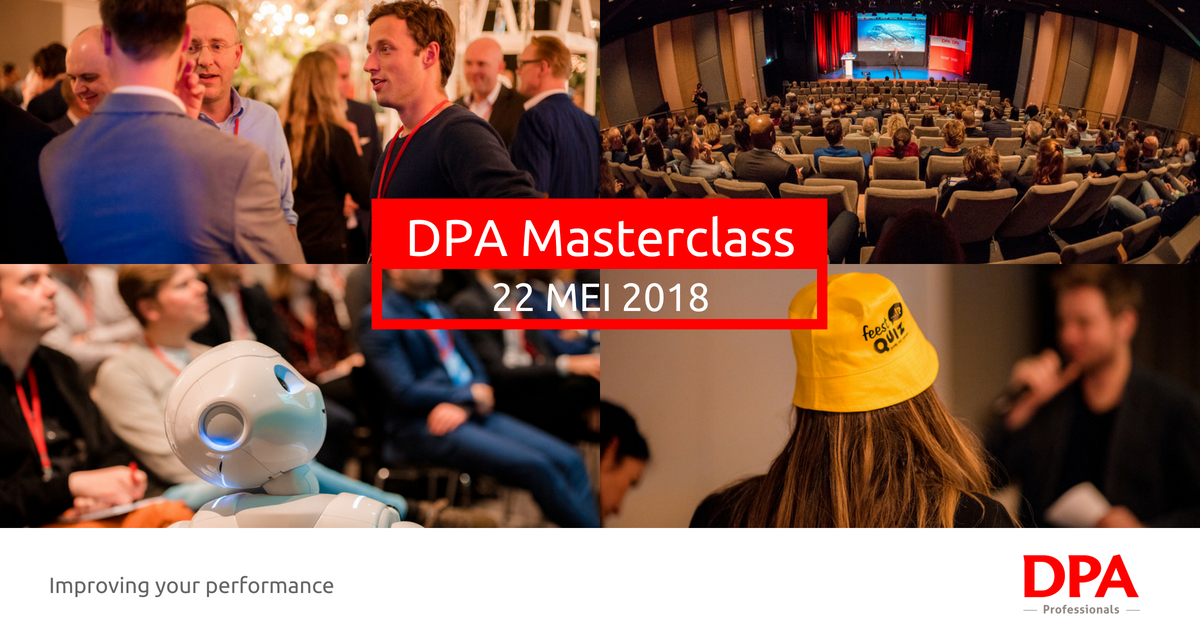 DPA_Prof's tweet photo. Dinsdag 22 mei is het zover, dé DPA Masterclass. Heb jij je al aangemeld voor dit gratis event? We hebben nog een paar plaatsen te vergeven! https://t.co/TzFsQqlMIh #DPAMasterclass #Improvingyourperformance https://t.co/lIYS939xqR