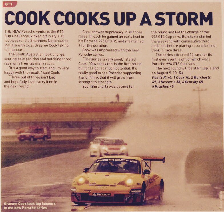 CarreraCupAus's tweet photo. 2008-2018: The media took immediate notice of a new Porsche series in May, 2008... evident by the news coverage at the time in motorsport magazine @Auto_Action. https://t.co/qTcLmMyo7f