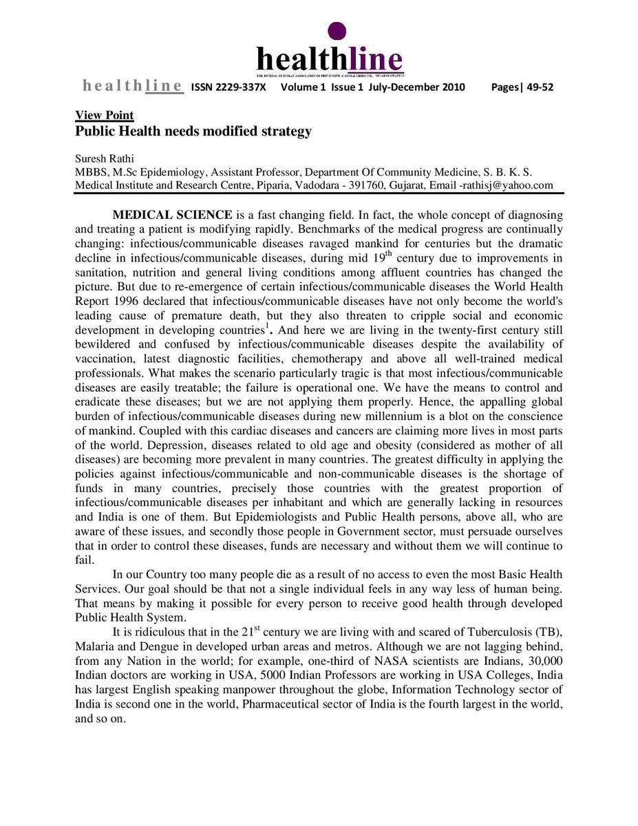 Dr Suresh​ K Rathi, MBBS, PhD tweet media