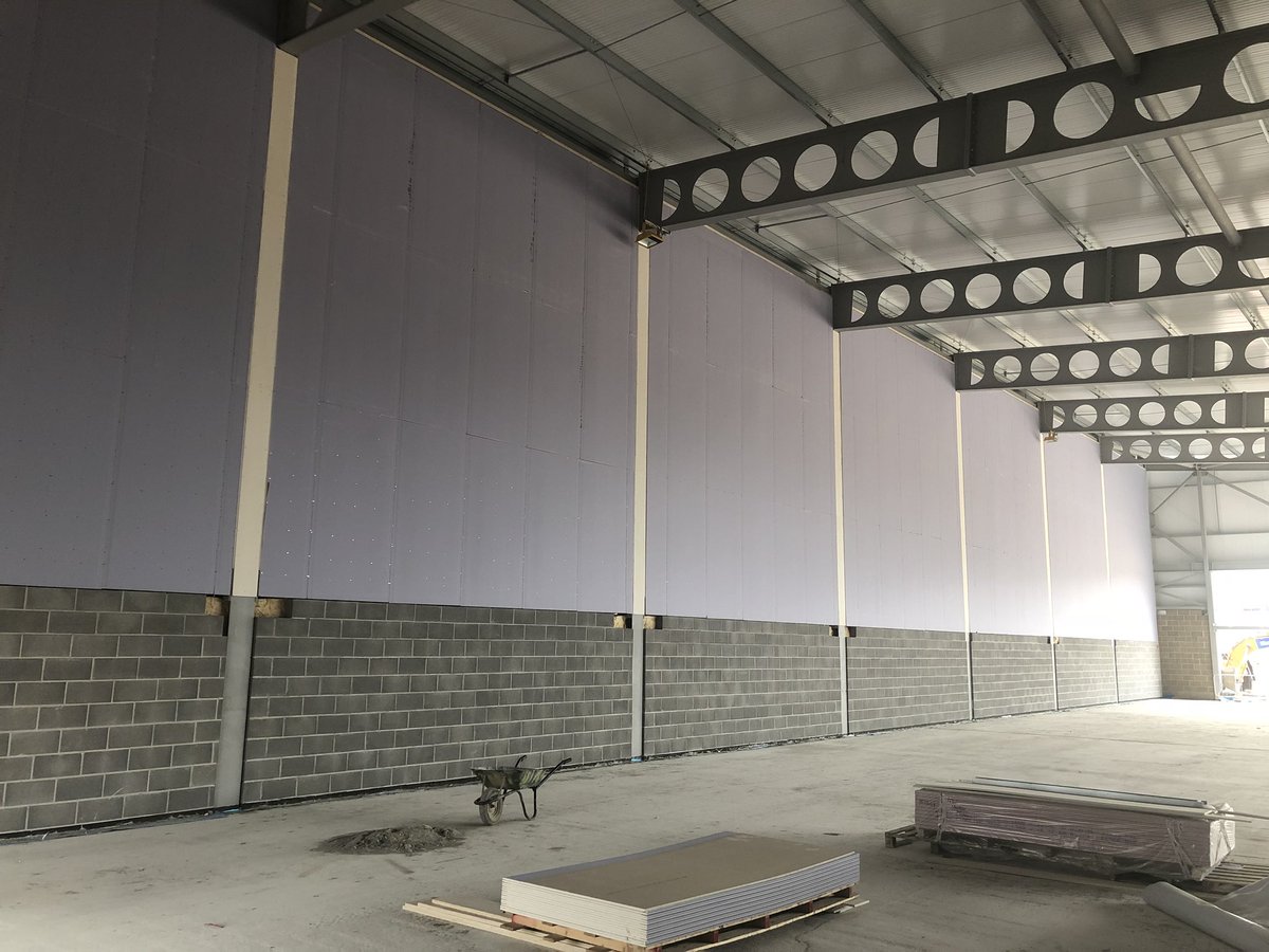 Great progress with @MidasGroupUk at Marsh Mills in #plymouth, our high spec <a href="/britishgypsum/">British Gypsum</a> #partitions are coming on nicely! A nice clean site is a nice safe site, Well done to all involved so far 👏