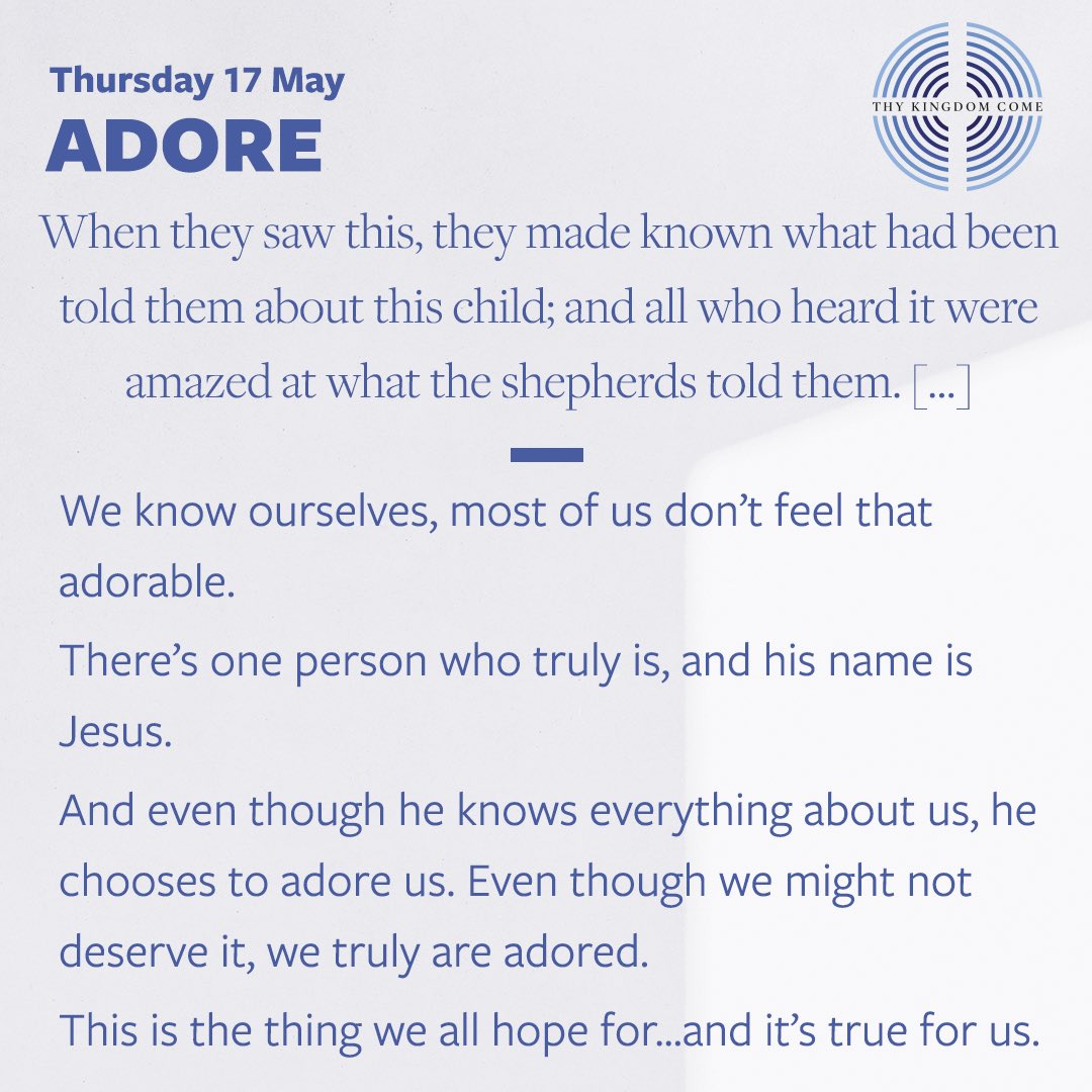 thykingdom_come's tweet photo. Today our reflection theme is #Adore #Pledge2Pray #ThyKingdomCome #TKC18 https://t.co/KELyvPXABt