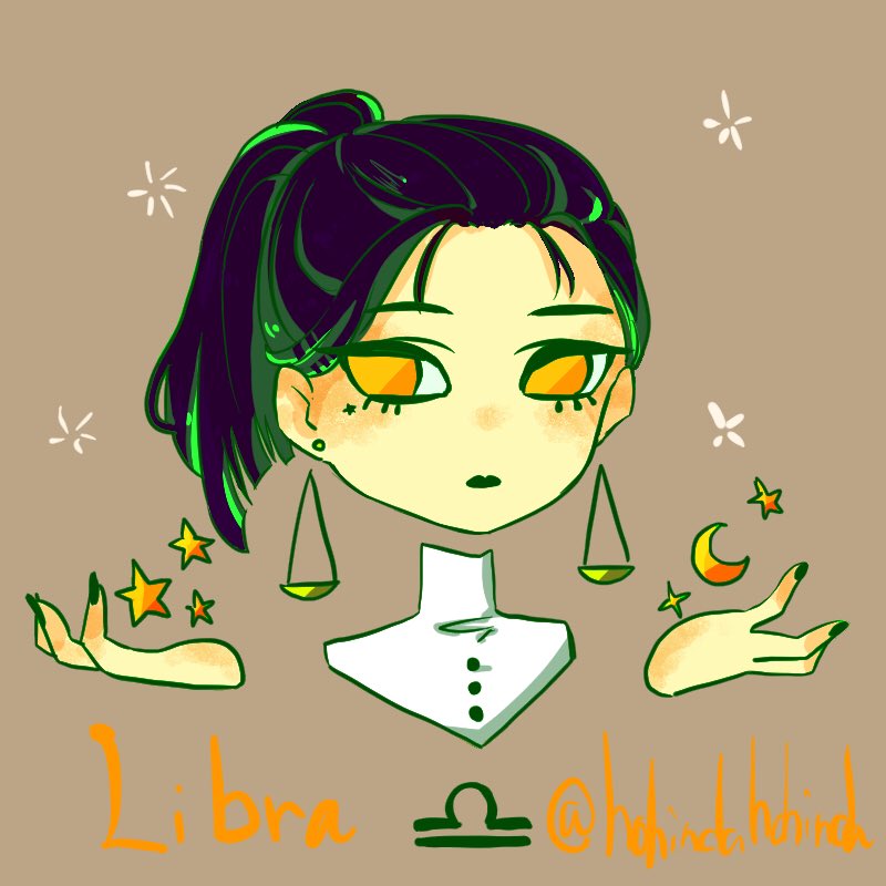 ふえふき 連載中 星座 女の子 イラスト 天秤座の女の子 大人びてる スタバで休憩しつつ T Co 7p0oexuqak Twitter