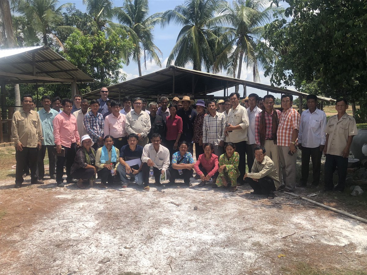 _mattdenton_'s tweet photo. Successful farmer-to-farmer meeting in Tram Kak, Takeo Province, #Cambodia @ACIARAustralia @waiteresearch @IntlUAdel #forageoptions #farmerlearning https://t.co/vkmk7ekv0P