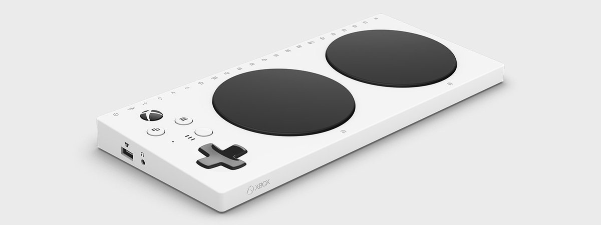 LadieAuPair's tweet image. The @Xbox Adaptive Controller 411:

-$99.99 USD
-Launches 2018
-19 3.5mm input jacks &amp;amp; 2 USB ports
-Internal Ion Lithium battery
-2 Large Programmable buttons on top
-3 Custom profiles &amp;amp; 1 default on device

💋Sexy as hell

#XboxAdaptiveController #a11y #gamingforeveryone
