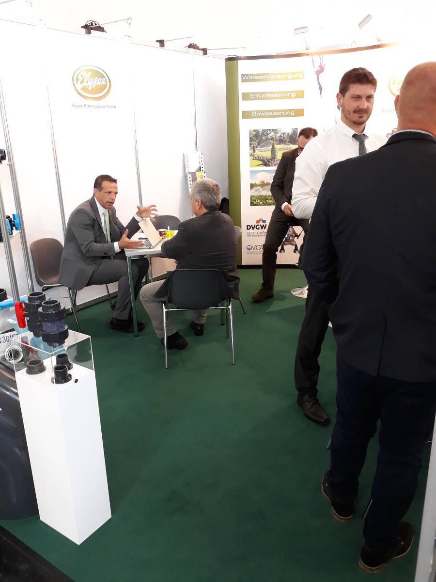 ELYSEECY's tweet photo. Elysee Irrigation is in Munich, IFAT exhibition. Elysee Rohrsysteme GmbH is present at IFAT, the World's Leading Trade Fair for Water, Sewage, Waste and Raw Materials Management.  #ElyseeIrrigation #IFAT #ElyseeRohrsystemeGmbH https://t.co/VksPlXUvuv