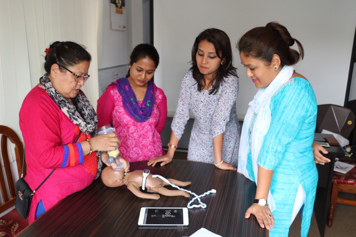 NePeriQIP's tweet photo. The #SaferBirthBundle #SimulatedTrial Pilot Testing was successfully completed on 14 May 2018 at @Golden_GC2016 office in Kathmandu. Participants from #TUTH and #PMWH were part of the testing on behalf of #MIDSON. https://t.co/G17RI1y9WT