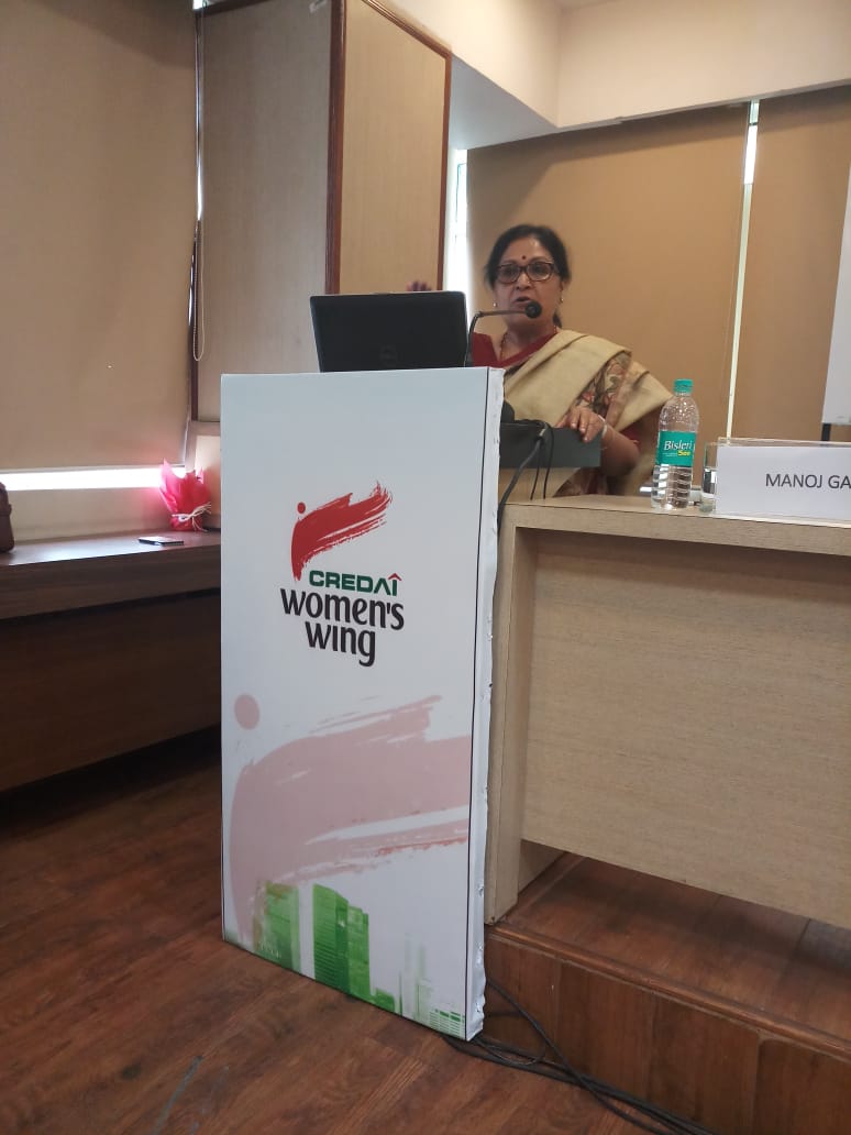 Credaiwup's tweet photo. Women have always been the harbingers of Change says Madhumita Ganguly, Chief Guest at NCR Women’s Wing Inaugural. https://t.co/qaxhaif2uE