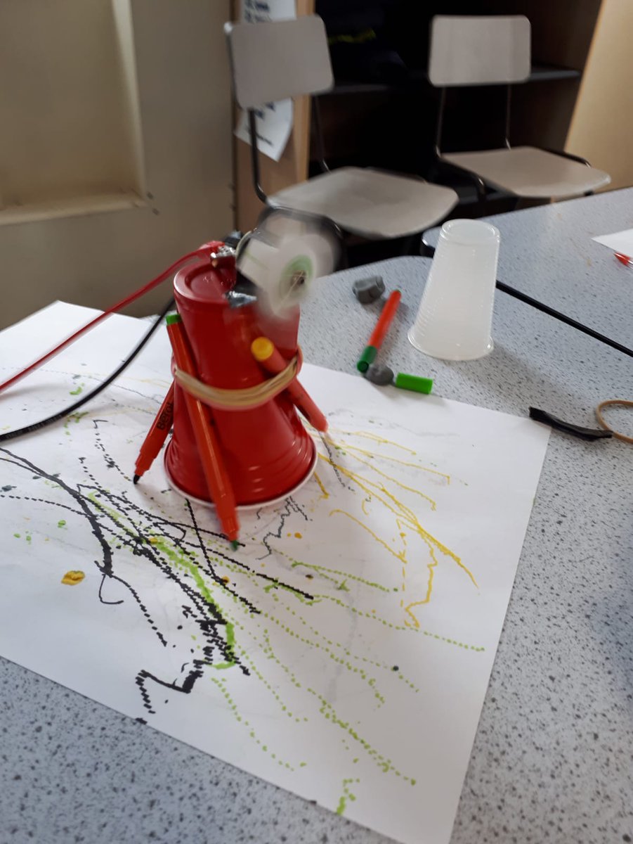 CwlcScience's tweet photo. Scribblebots 🤖 at KS3 Science Club. Mrs Helme, you are very cool🤖 https://t.co/Dy2DMSLGGl