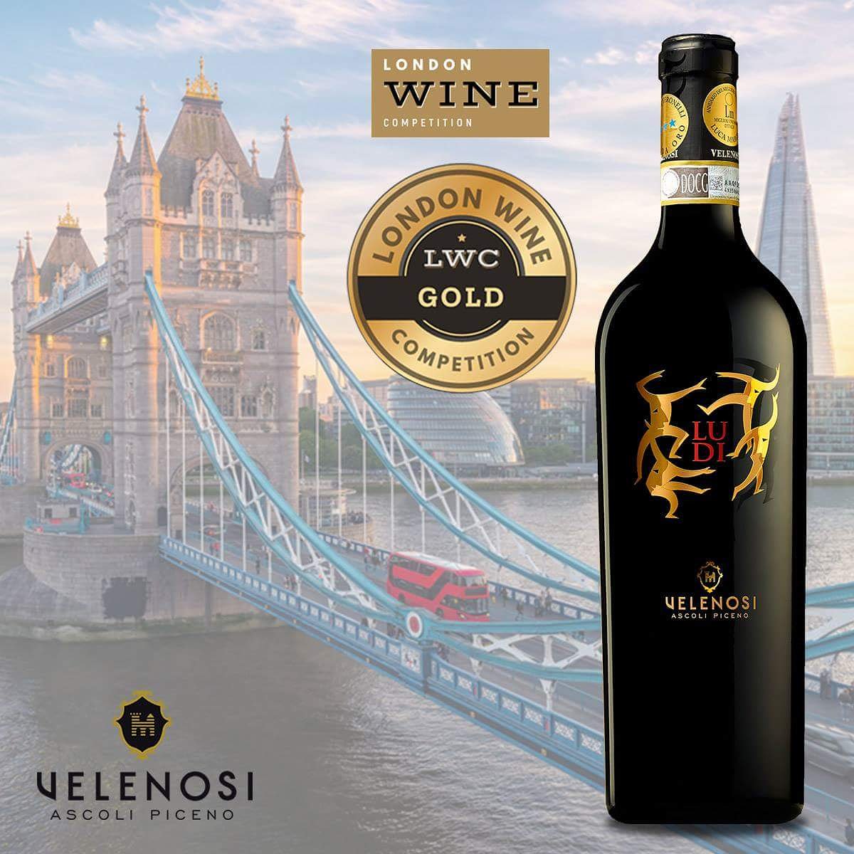 From London with... the Gold Medal! 🎖️ Offida Docg Rosso 2014 Ludi received the Gold Medal at the prestigious London Wine Competition, thank you!
#goldmedal #Awards #Ludi #Velenosivini