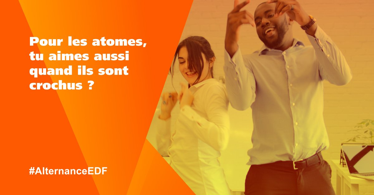 edfrecrute's tweet photo. [#AlternanceEDF]  L'alternance te tente, plus de 1300 offres chez EDF, dans tous les métiers, alors vite rejoins nous ! https://t.co/w3EFppj2Hc https://t.co/bfIFK9qJOA