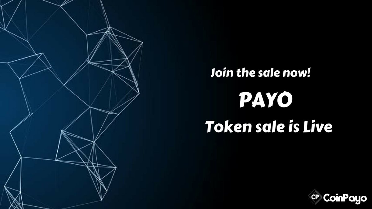 coinpayo's tweet photo. PAYO Sale is Live!
Join the sale now!
Sale link https://t.co/5Ck3UXcPjh      
Join telegram https://t.co/oSFH3Dakw9  
#bitcoin #crypto #btc #ETH #blockchains #ICO #airdrop #bounty #cryptocurrency #freeairdrops https://t.co/zuNXyWZVHk
