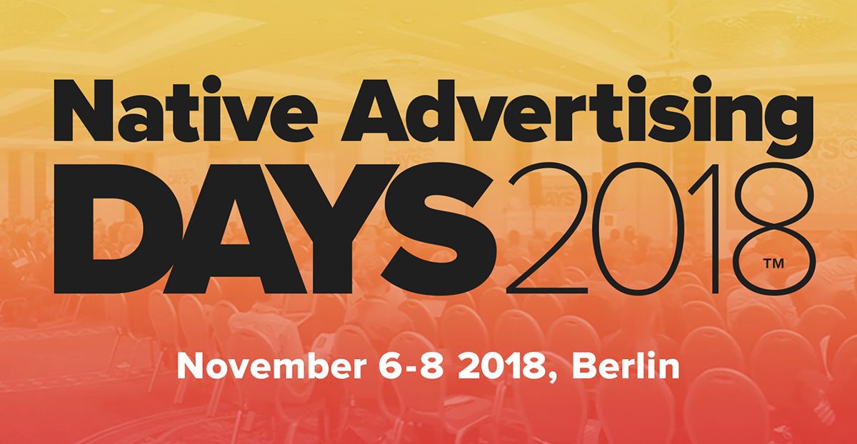 DataDabLLP's tweet photo. RT @NativeInstitute: "Native Advertising DAYS is the best global event in content marketing promotion, hands down. It’s worth every minute of time I spent with the people and content," said @tomjenen about #NativeDAYS17 - Join us for #NativeDAYS18 … https://t.co/1cFVo6jH04