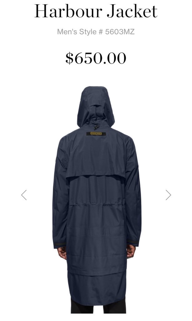 canada goose harbour jacket