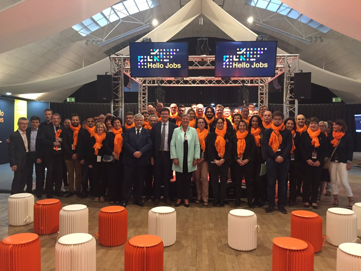 #Event  #HelloJobs : tout est prêt pour vous accueillir 😁Le salon ouvre ses portes dans 20 minutes, les équipes <a href="/OrangeNormandie/">OrangeNormandie</a> vous attendent nombreux à #Caen
