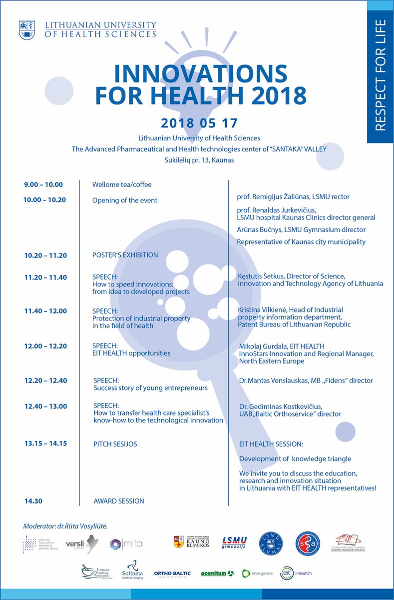 mikolajgurdala's tweet photo. #KnowledgeTriangle and #Innovation @healthinnostars @EITHealth @LSMUNI https://t.co/MO6nExhBpm