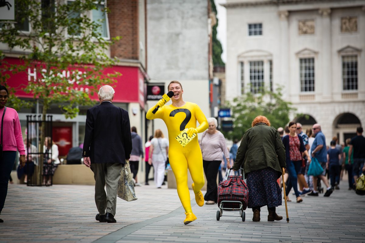What do you get if you cross a family quiz show with hidden cameras and a cast of whacky characters? #ReadyOrNot of course! Join us again this Saturday for more al fresco fun in the sun!

#bbcone #bbc #thursdaythoughts
