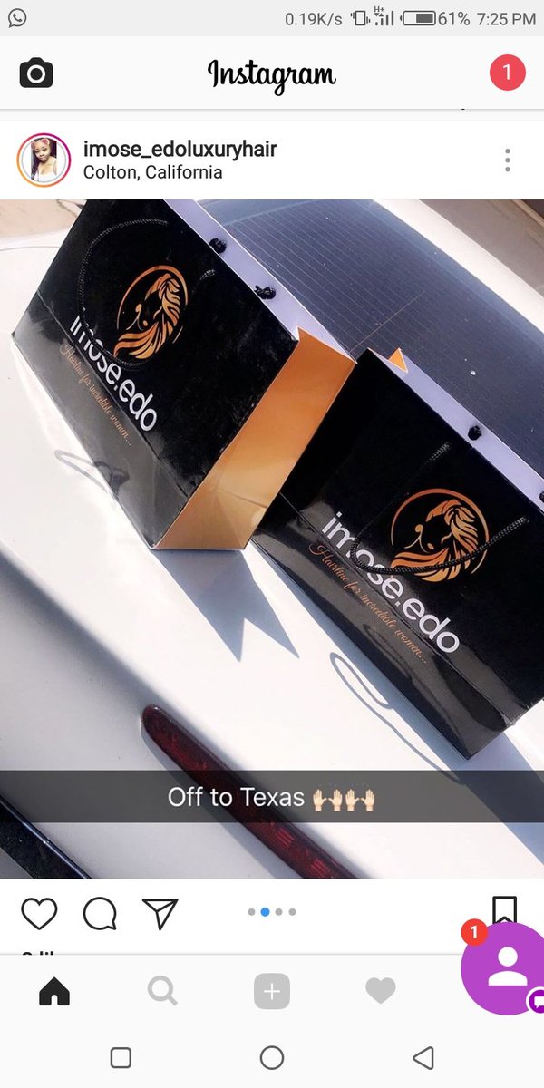 printing_max's tweet photo. Paper bag and Hair Tags design and print for @imose_edoluxuryhair all the way to California .
.@imose_edoluxuryhair Is now open 😂😘 visit there shop if you are in the state for great look 🤗
.
.
#California #carrierbags #hairtag #hairstyles #hair #branding #beach #beauty #states https://t.co/cqzmFnDMMg