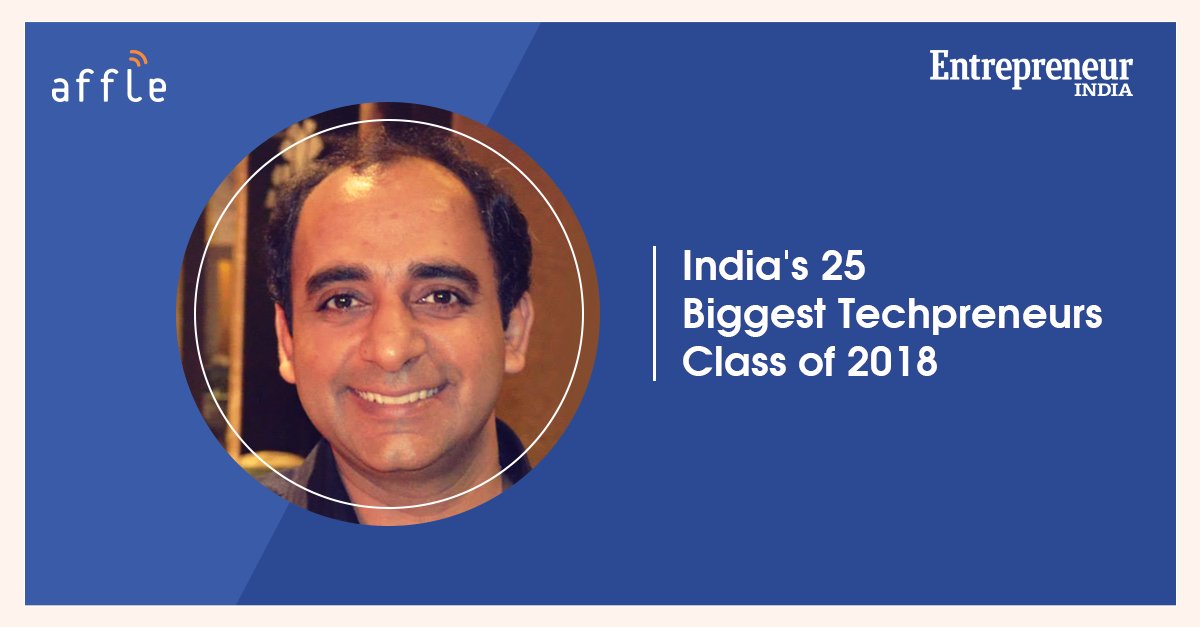 affle's tweet image. We are very happy to share that @EntrepreneurIND has chosen Affle&apos;s Anuj Khanna Sohum as part of India&apos;s 25 Biggest Techpreneurs: Class of 2018. 
Read more here entrepreneur.com/slideshow/3132…
#Techpreneur #Tech25 #ClassOf2018 #Innovation
