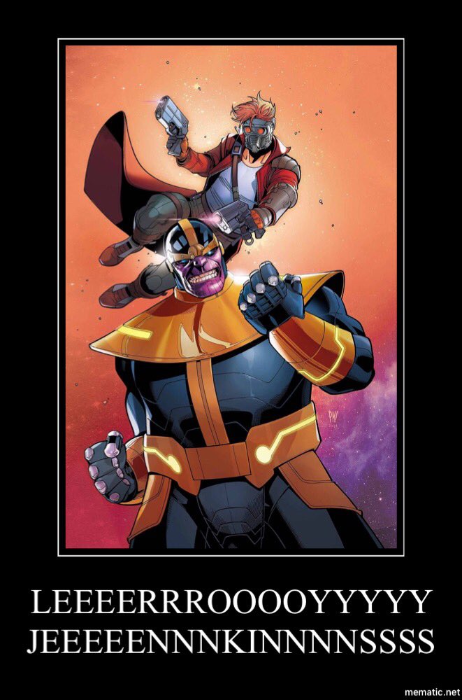 takethe_world's tweet photo. #starlord you better have chicken! #InfinityWarmemes #marvel #GuardiansoftheGalaxy https://t.co/pMNJSVBqer