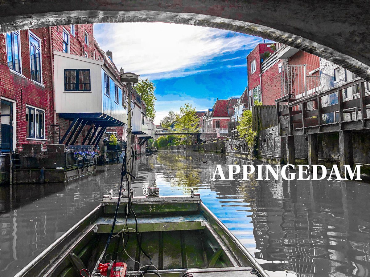 Singlebeam survey voor <a href="/Noorderzijlvest/">Waterschap Noorderzijlvest</a> in karakteristiek Appingedam.