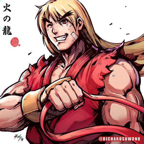 richardsuwono's tweet photo. 🔥[火の龍] -The Fire Dragon🔥
#AlphaKen you're the BEST! 
#streetfighter #SFVAE

Artwork of Arcade Stick commission for Adam Gorry 😊 https://t.co/XsSygxEmZR