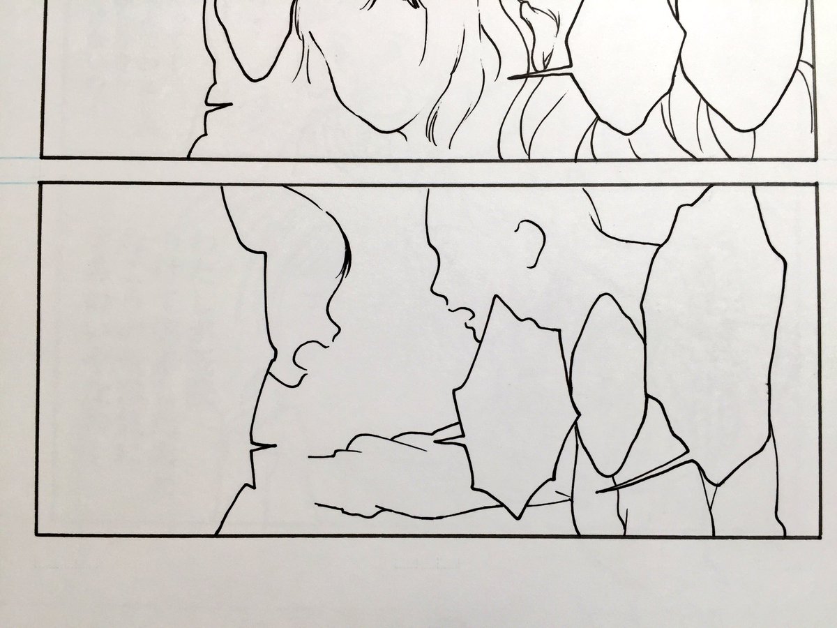 0.5→0.35→0.25→ベタ筆ペンと0.25 