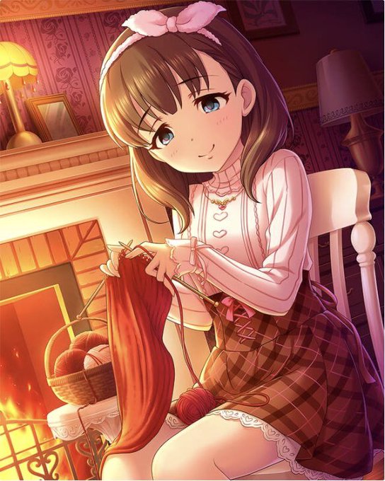 佐久間まゆの髪のもふもふしたところを一日中もふもふしていたいのtwitterイラスト検索結果