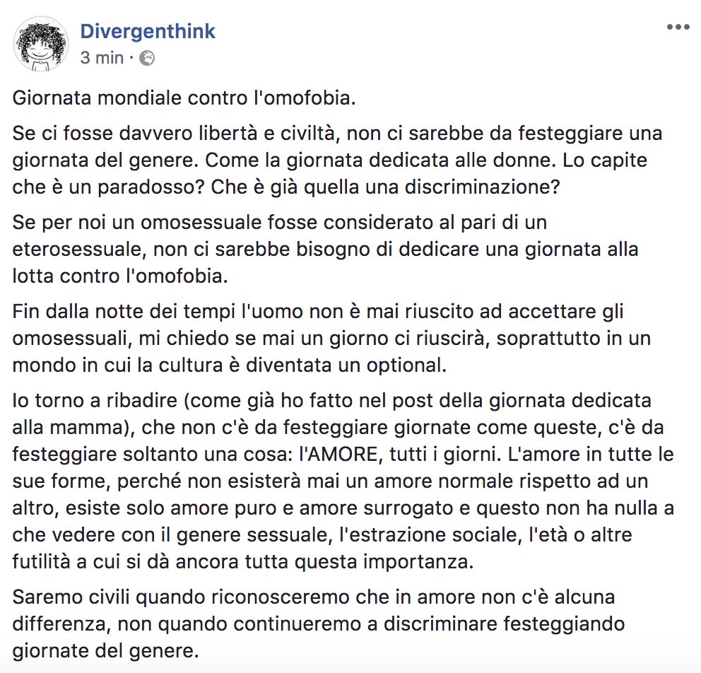 #omofobia #pensieri #omosessuale #liberi #libertà #amore #noallediscriminazioni
