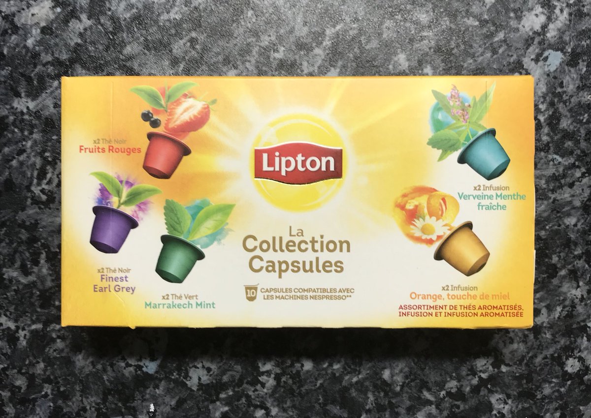 Capsules de thé Lipton