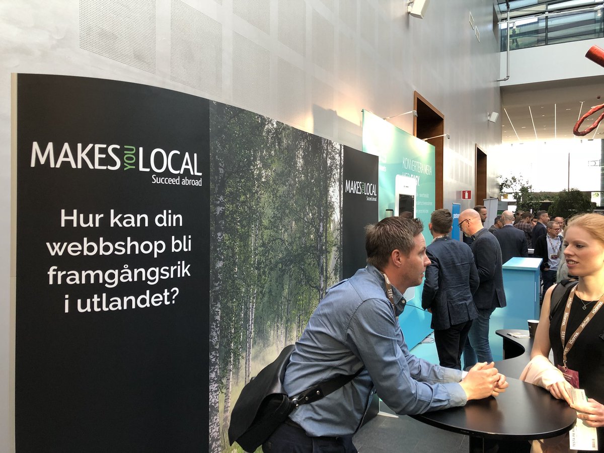 MakesYouLocal's tweet image. Great start at #sebc18 in Göteborg, we are ready to help answer this question... #succedabroad