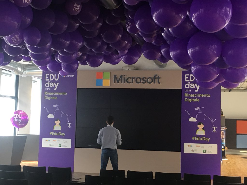 <a href="/Hacking_STEM/">Microsoft Hacking STEM</a> is excited to join #eduday with <a href="/microsoftitalia/">Microsoft Italia</a>! #STEM