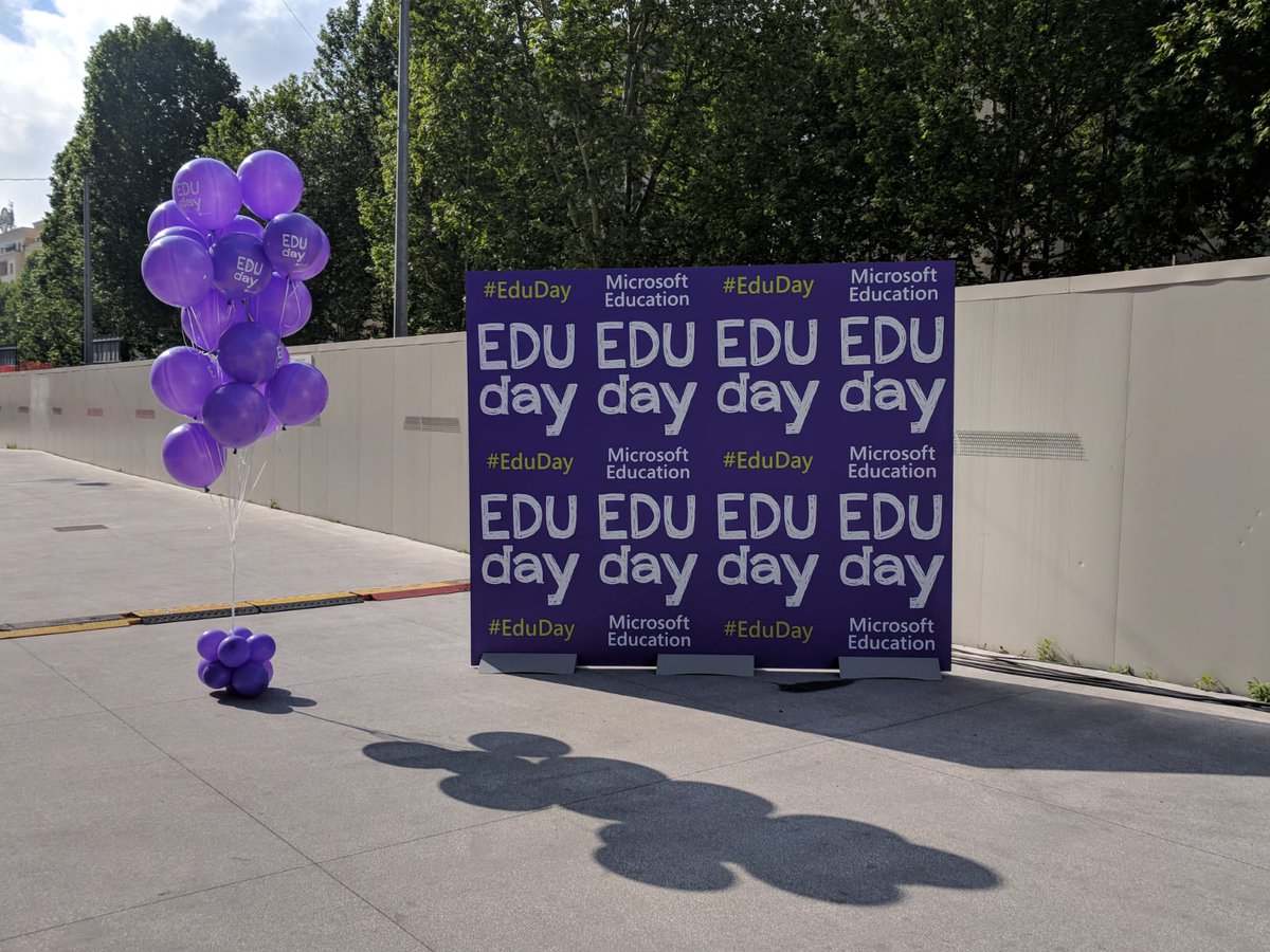 Il momento è finalmente giunto. Oggi è #EduDay 2018! Benvenuti a tutti i nostri ospiti in #MicrosoftHouse e per tutti gli altri che non sono riusciti a essere qui, vi invitiamo a seguirci sui nostri canali social per non perdervi nulla di questa fantastica giornata! #MicrosoftEDU