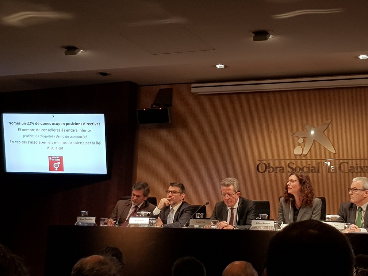 MARIONABM86's tweet photo. La contribucio de les empreses espanyoles als objectius de desenvolupament sostenible, #palaumacaya  @fajeec https://t.co/nE1LE2OBt9