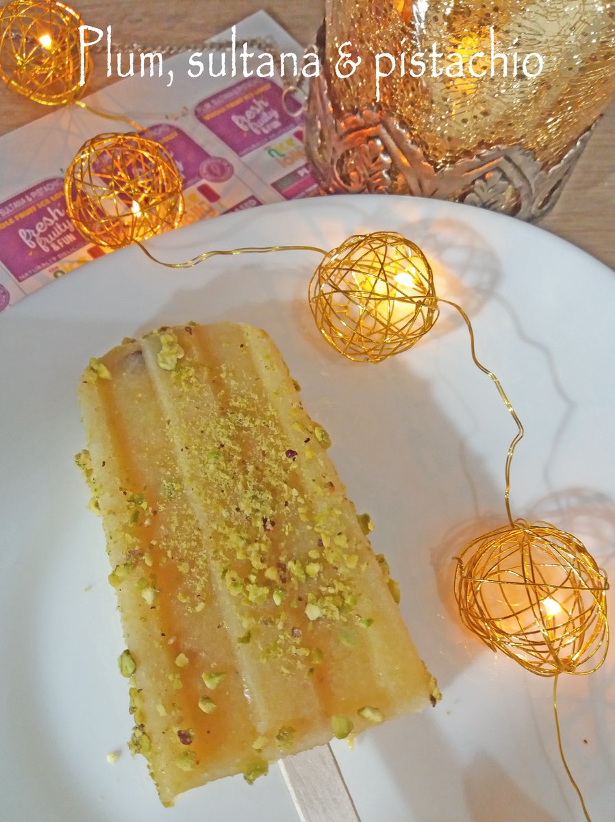 Plum, sultana &amp; pistachio. Dairy free, vegan... and delicious!