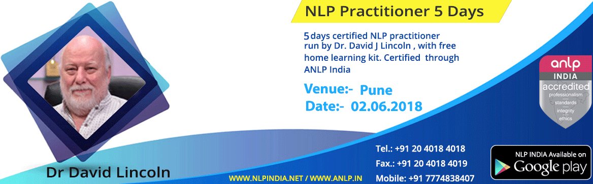 NLPIndia's tweet photo. Come and Join NLP Practitioner (5 Days)
Now in PUNE on 2nd June 2018 
Limited Seats - Book Now @ https://t.co/GrdyM7Adam https://t.co/TmqNPAT6Hr