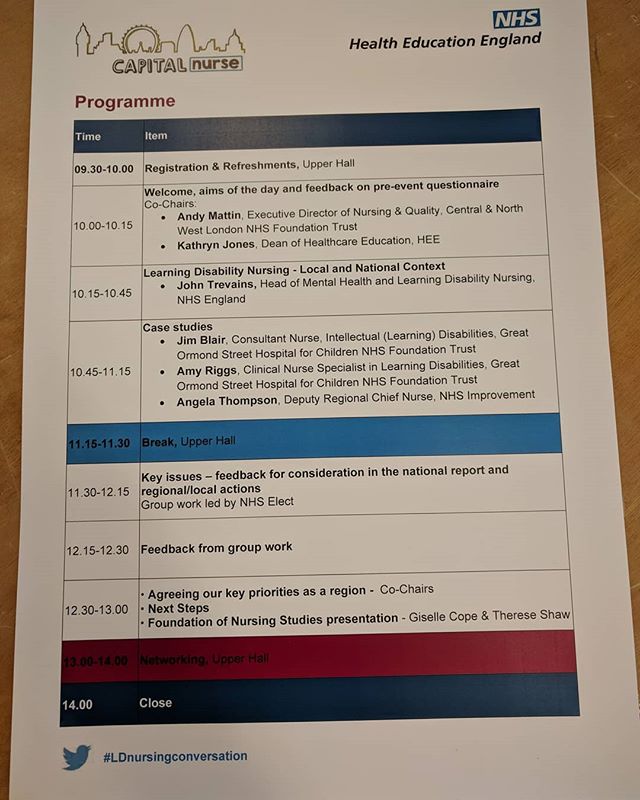 HEE_SouthID's tweet photo. Yes another great agenda for Londons #LDnursingconversation #LKSSID https://t.co/KPbQKv2hpk