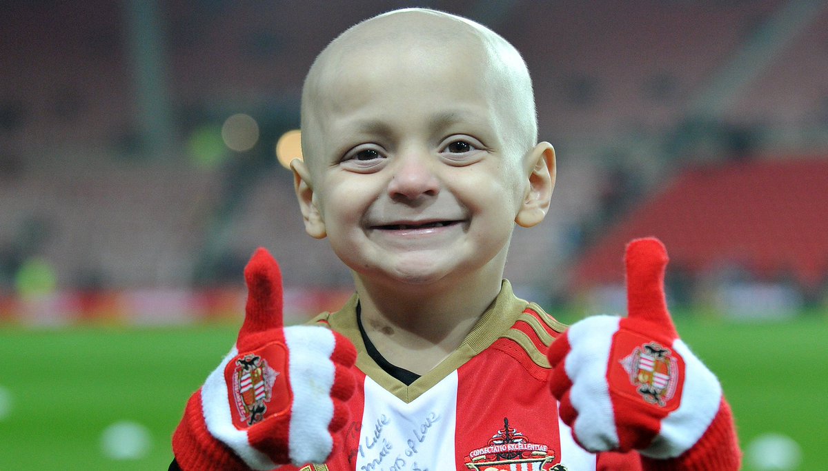 SunderlandAFC's tweet photo. ❤️ #HappyBirthdayBrad

Today would have been the 7th birthday of a very special little boy. Bradley Lowery's bravery and smile touched us all, and his legacy continues to help poorly children &amp; their families. https://t.co/d2K9zPG6w3