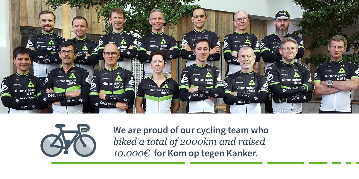 Dimension Data is a proud supporter of @1000kmKOTK, an association whose mission is to raise awareness and funds to combat cancer.