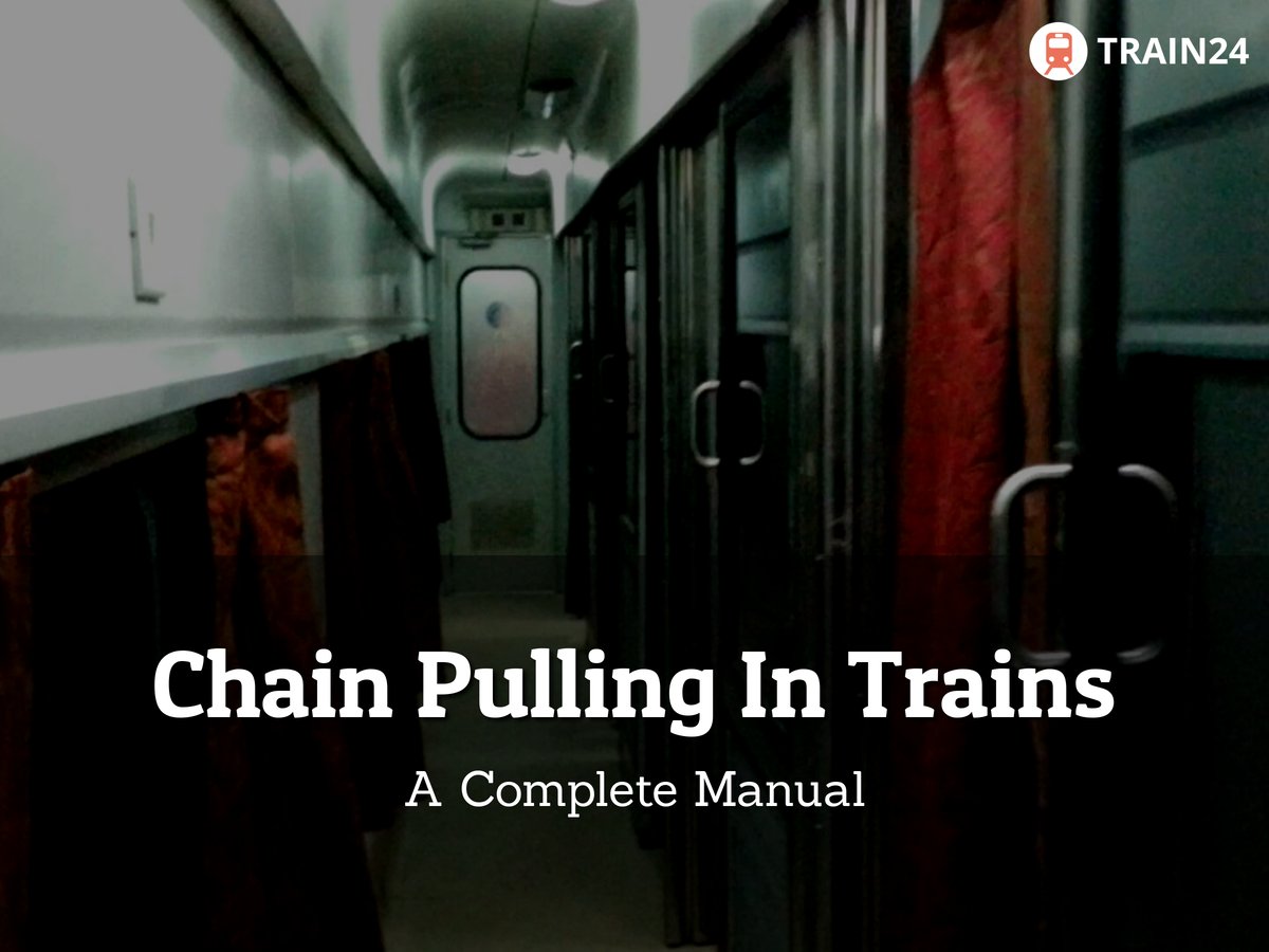 train24in's tweet photo. Chain pulling in trains is an offense that poses damage to both passengers and the railways. Want to know what are the valid reasons for chain pulling and what charges are imposed if you pull a chain?

Get here: https://t.co/4cHzg87w4p

#Railways #Trains #Facts #ChainPulling https://t.co/sUHZf9KDwL