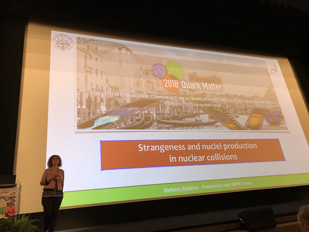 And now for something different at <a href="/QM2018/">Quark Matter 2018</a>: new results on #strangeness #production in heavy ion collisions, a classic topic which is with the community for a long time. <a href="/PoliTOnews/">Politecnico di Torino</a>