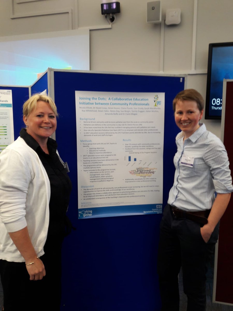 hazel_coop's tweet photo. Presenting work for @CWPT_SPCT @Bhamconf on district nursing teaching initiative https://t.co/E7KoMZXGjA