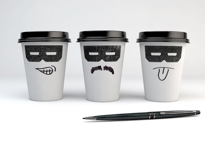 Here's a seriously simple and brilliant piece of design to inspire you on a Thursday morning. <a href="/Magpie_Studio/">Magpie-Studio.com</a> won a Graphite Pencil at this year’s D&amp;AD Awards for their innovative use of branding for Bandido Coffee Co. #DANDAD18