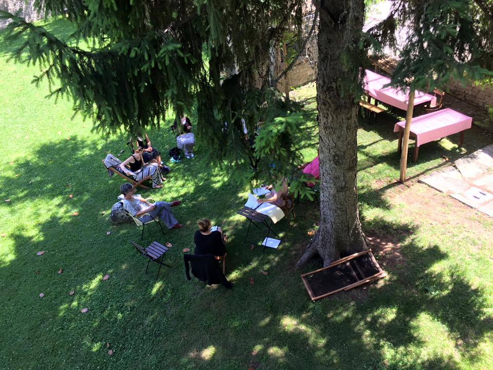 Palazzodonati's tweet photo. 1-8 September 2018 Creative Writing with Russell Celyn Jones @Palazzodonati,https://t.co/WpOrSQaEDH, #OutdoorClassroomDay #creativewriting #leMarche https://t.co/qQOkyhyPIk